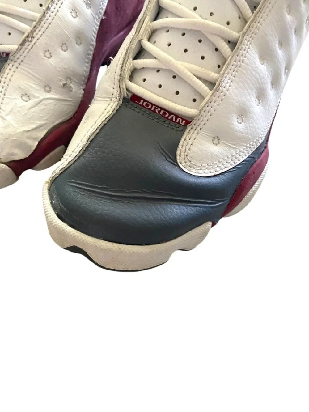 Nike Air Jordan 13 Retro Bordeaux High Tops Size 6 Grade School Colorway Vintage